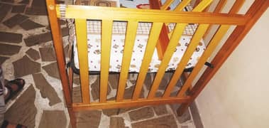 Baby cot with mattress