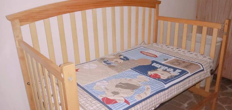 Baby cot with mattress 5