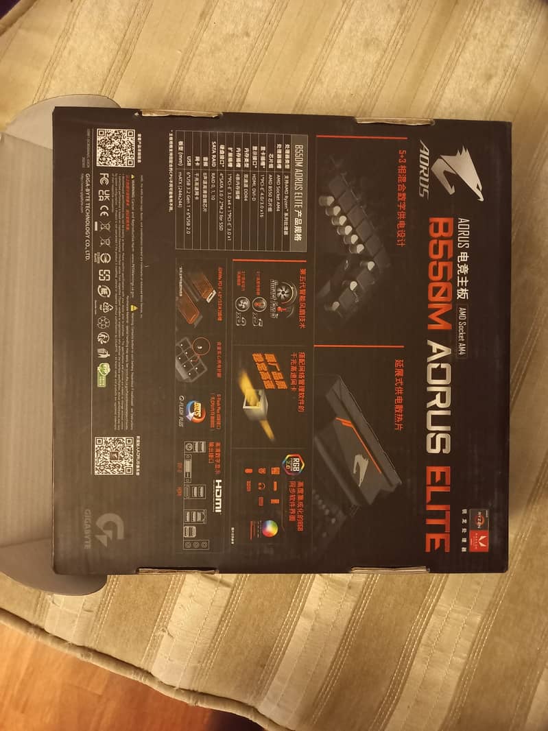 B550 Aours elite 1tb hdd and ryzen 5600 2