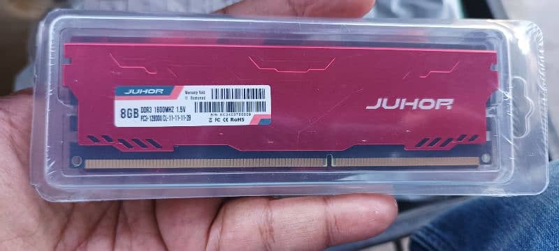 New 8GB DDR3 1600 MHz Juhor Ram For Gaming Desktop and PC 0