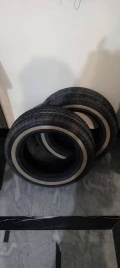 use tyre 155/70R/12 white pati condition 90% pancher less jori 15000