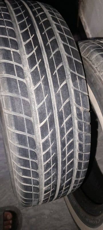 use tyre 155/70R/12 white pati condition 90% pancher less jori 15000 1