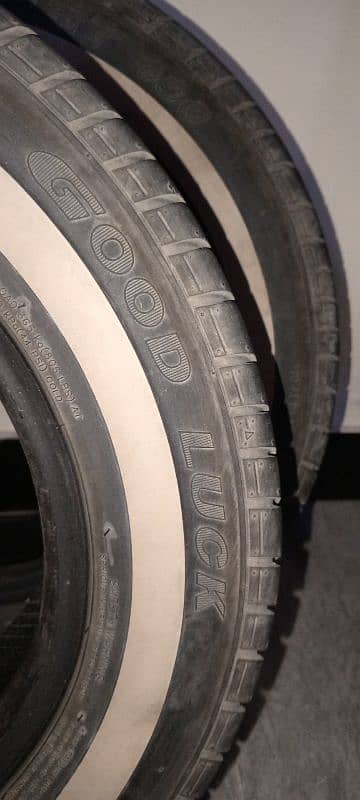 use tyre 155/70R/12 white pati condition 90% pancher less jori 15000 3