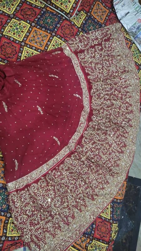 Bridal Lehnga - Medium with Jewelry excellent condition 6