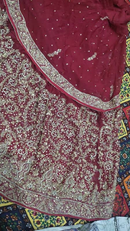 Bridal Lehnga - Medium with Jewelry excellent condition 7