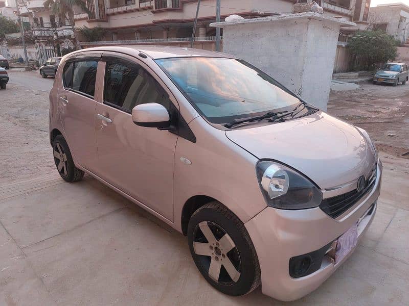 Daihatsu Mira 2014 Registered 2017 Rosemist Colour 3