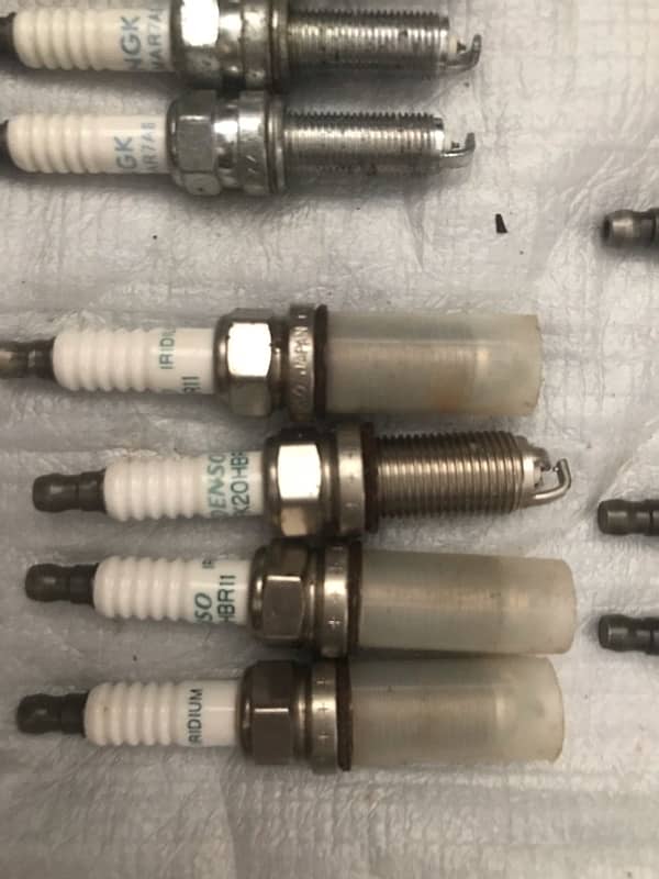 iridium spark plugs Denso and laser iridium NGK spark plugs 6