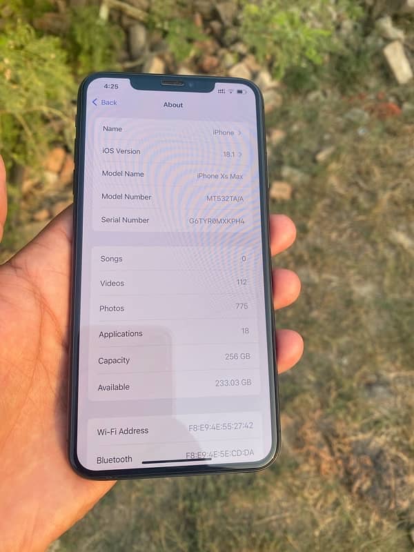 iPhone XS Max 256 pta 6