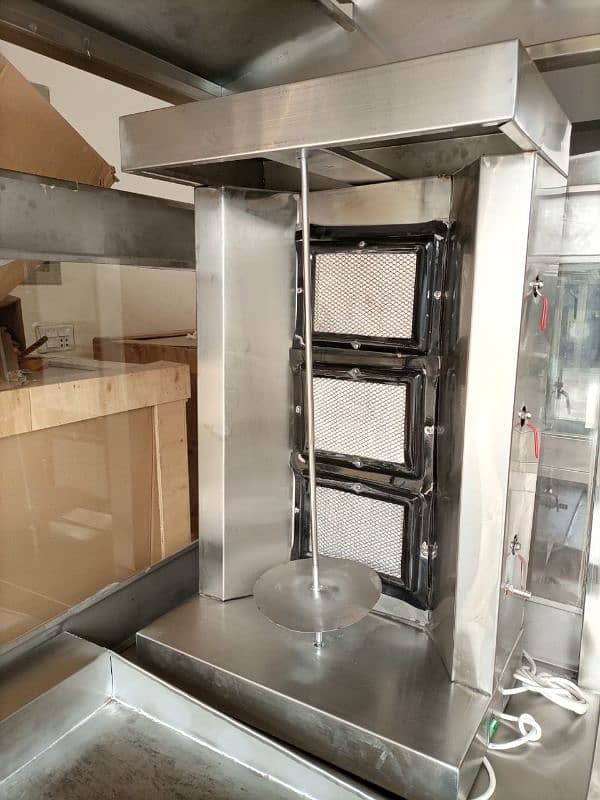 deep fryer single, double// pizza oven, conveyor// shawarma machine 2