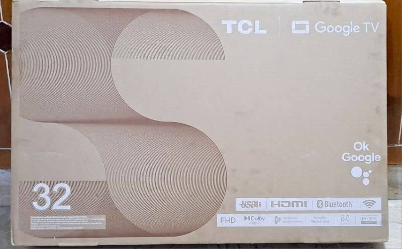 Tcl led 32 inch latest model 32S5400 Box pack  0/3/2/7/4/3/7/7/1/5/1 0