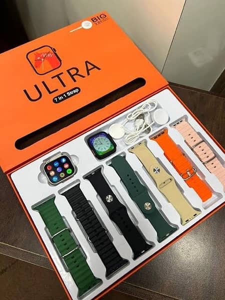 7 in 1 strap Ultra smartwatch 0