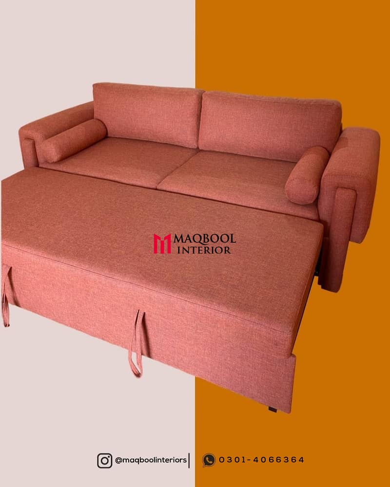 3 Seater Folding Sofa Cum Bed ~ 3 Seater ~ Master Molty Foam 2