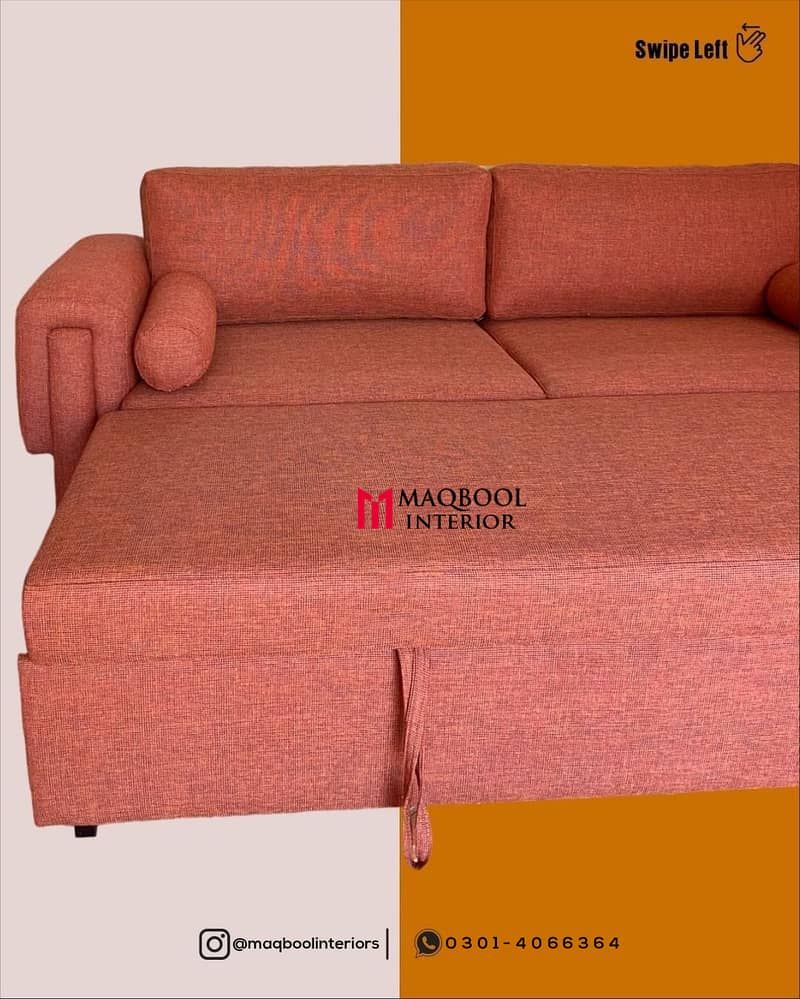 3 Seater Folding Sofa Cum Bed ~ 3 Seater ~ Master Molty Foam 3