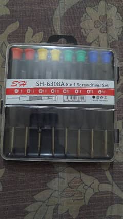 Original SH screw driver set with 7 drivers