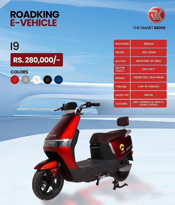 Road King | Electric Scooter/Scooty | Electric bike 8