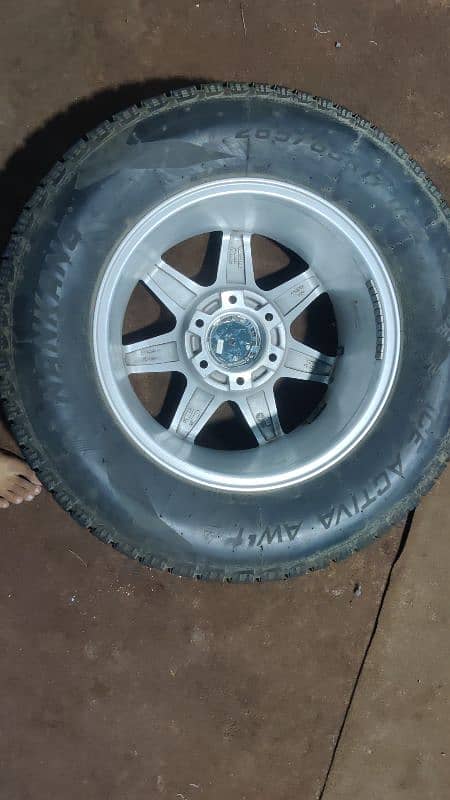 japanese original Land cruiser 4 complete wheel set 2