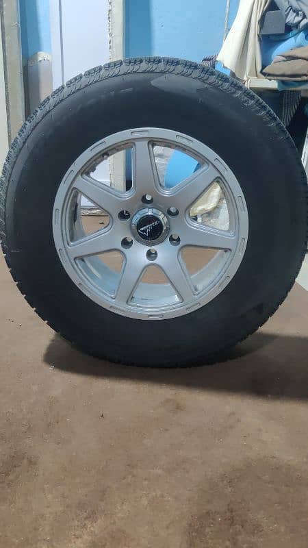 japanese original Land cruiser 4 complete wheel set 7