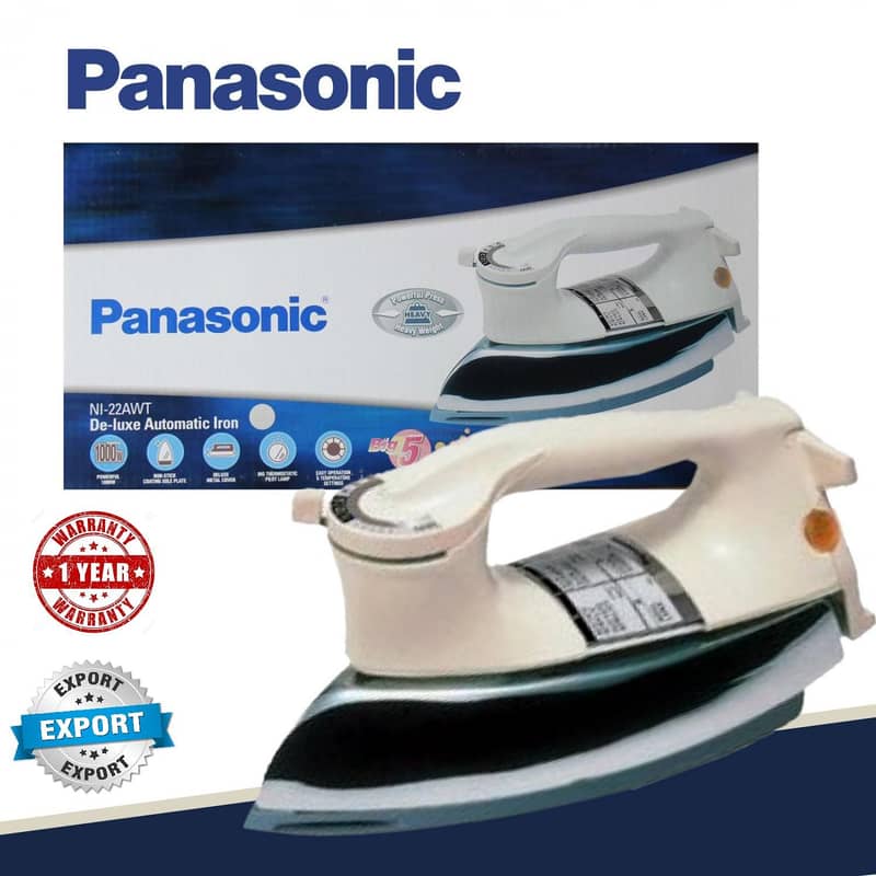 Panasonic Deluxe Automatic Dry Iron NI-22AWT 0