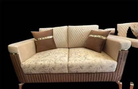 velvet 3 tone sofa