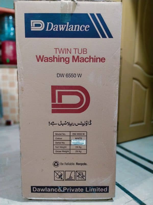 Dawlance Washing Machine for Sale - Excellent Condition! 1