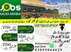 Job/Jobs /Jobs in Saudi Arabia / visa /Job Available / need Staff