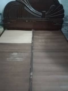 king size bed and dura foam mattress