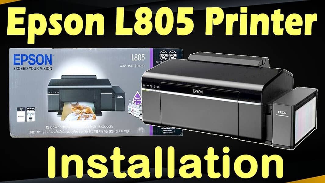 Epson  L-805 Color Printer 4