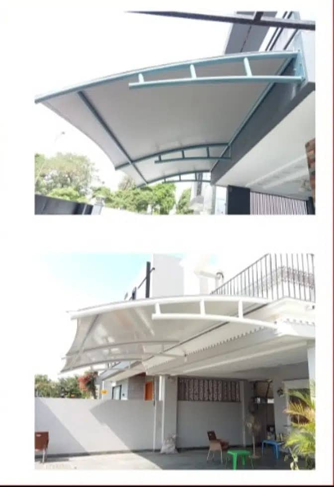 car shade/car parking shades/tensile shades/car porch shade/fiber sha 10