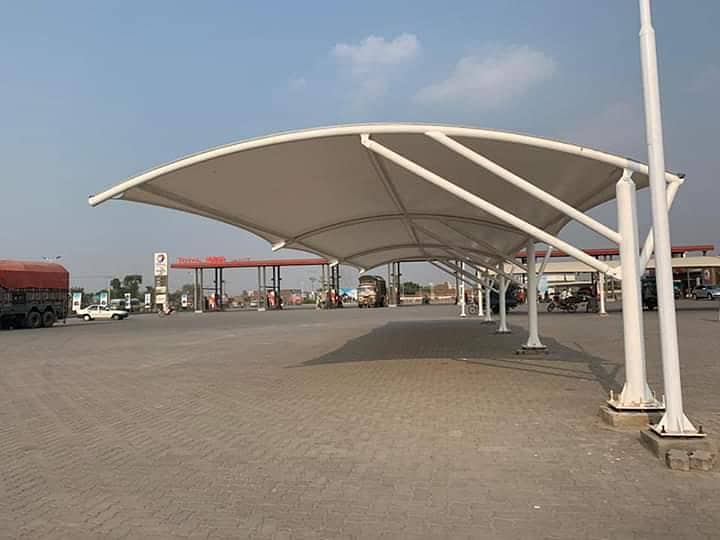 car shade/car parking shades/tensile shades/car porch shade/fiber sha 0