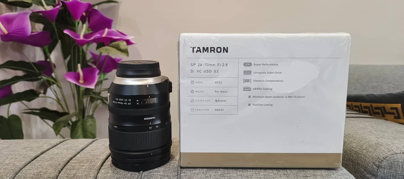 Tamron 24-70mm 2.8 G2 with Box 1