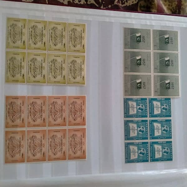 Pakistani mint stamps all lot 5000 stamps 1