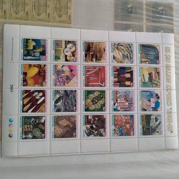 Pakistani mint stamps all lot 5000 stamps 4