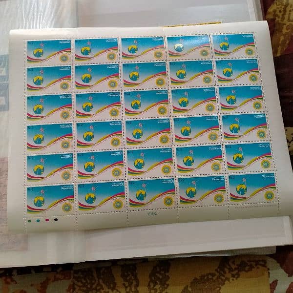 Pakistani mint stamps all lot 5000 stamps 6