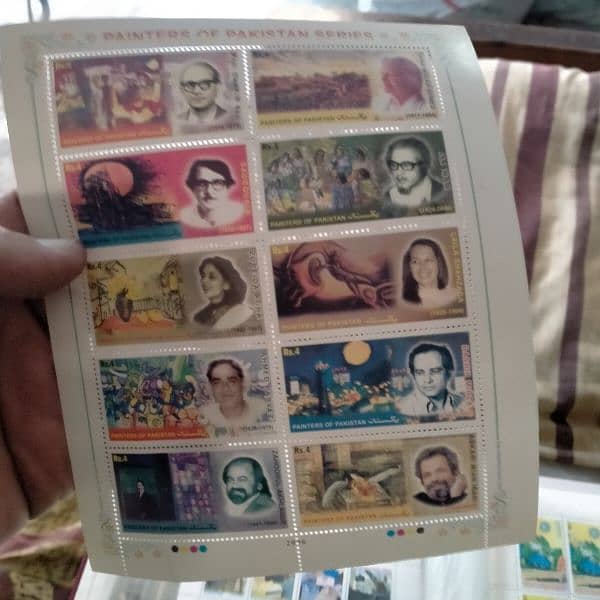 Pakistani mint stamps all lot 5000 stamps 7