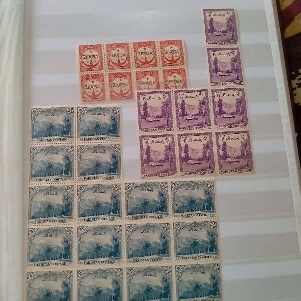 Pakistani mint stamps all lot 5000 stamps 9