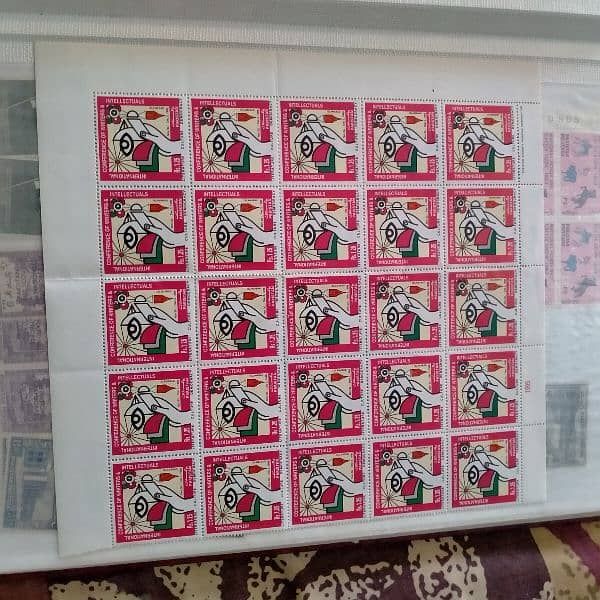 Pakistani mint stamps all lot 5000 stamps 11