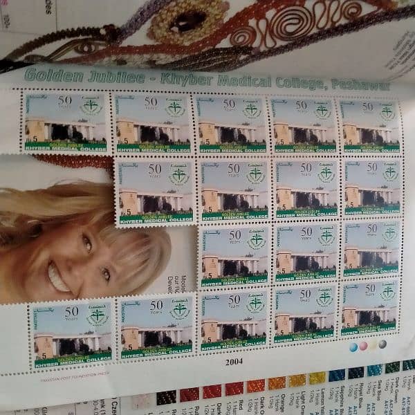 Pakistani mint stamps all lot 5000 stamps 13