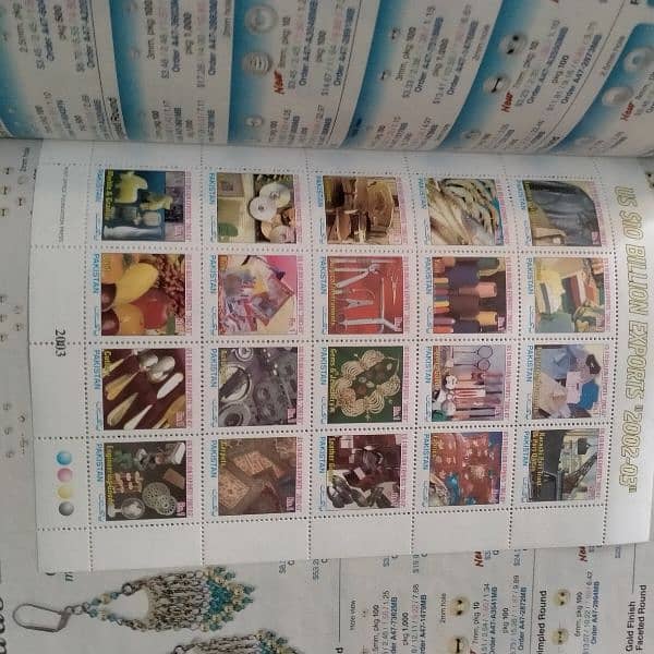 Pakistani mint stamps all lot 5000 stamps 15