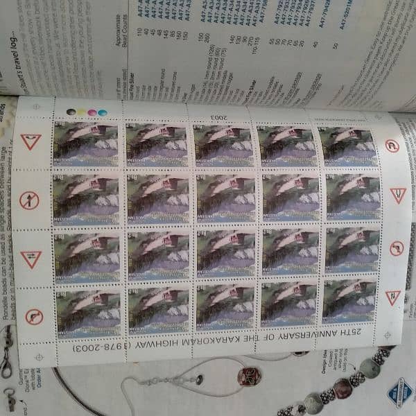 Pakistani mint stamps all lot 5000 stamps 17