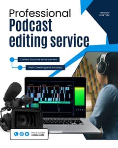 professional podcast editing or YouTube video editing services