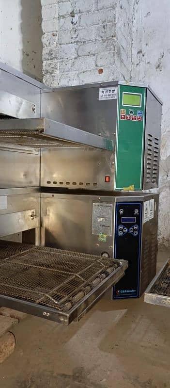 conveyor belt pizza oven g&k master 18" belt Korea import genuine 3