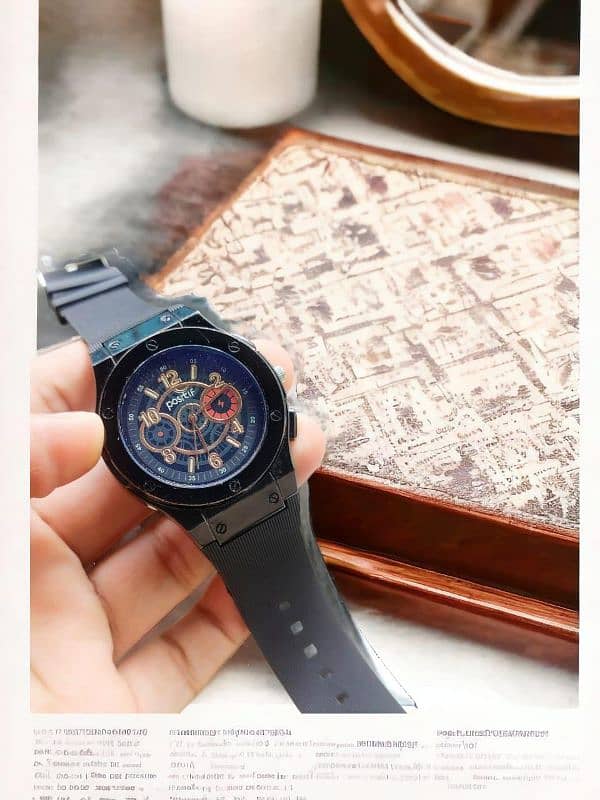 Unisex Rubber Strap Analogue Watch 5