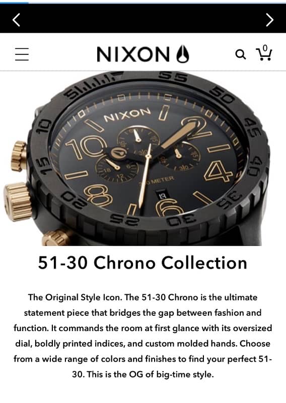 Nixon 51-30 Chrono Original USA 7