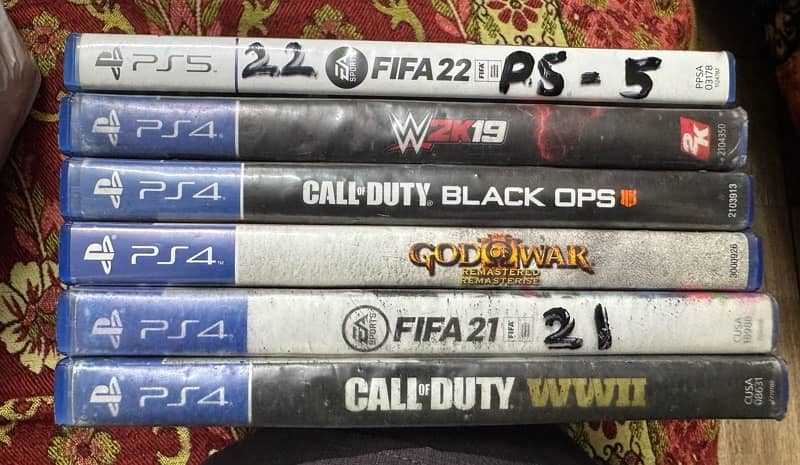 USED GAMES FOR PS4 & PS5 0