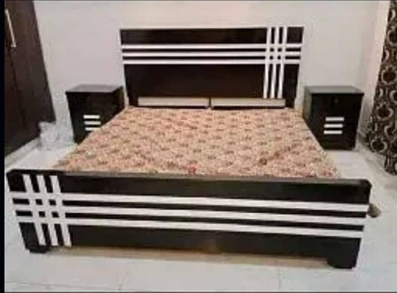 double bed/wooden bed/factory rates/turkish bed/poshish bed 3