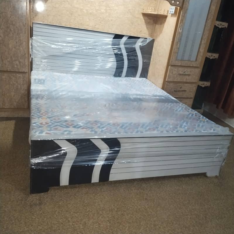 double bed/wooden bed/factory rates/turkish bed/poshish bed 4