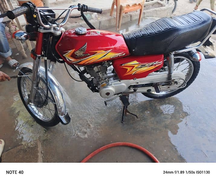 honda cg 125 karachi nambr 8