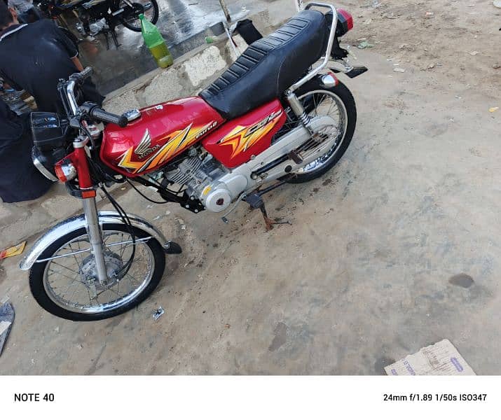 honda cg 125 karachi nambr 13