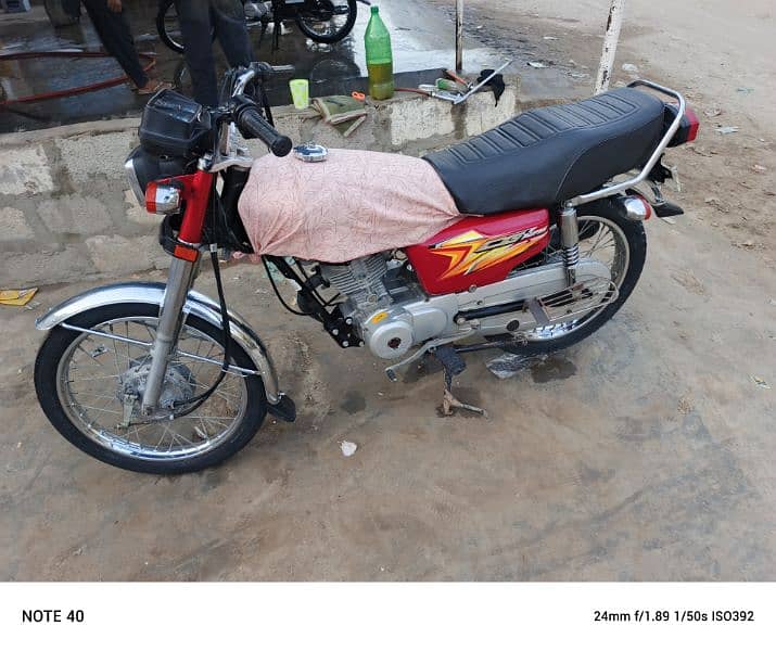 honda cg 125 karachi nambr 17