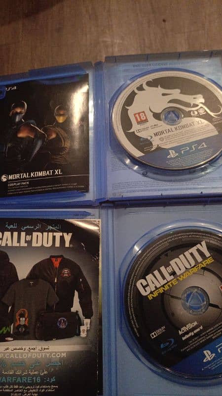 Ps4 call of duty Infinite warfare/mortal kombat xl 1